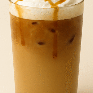 Caramel creamy latte