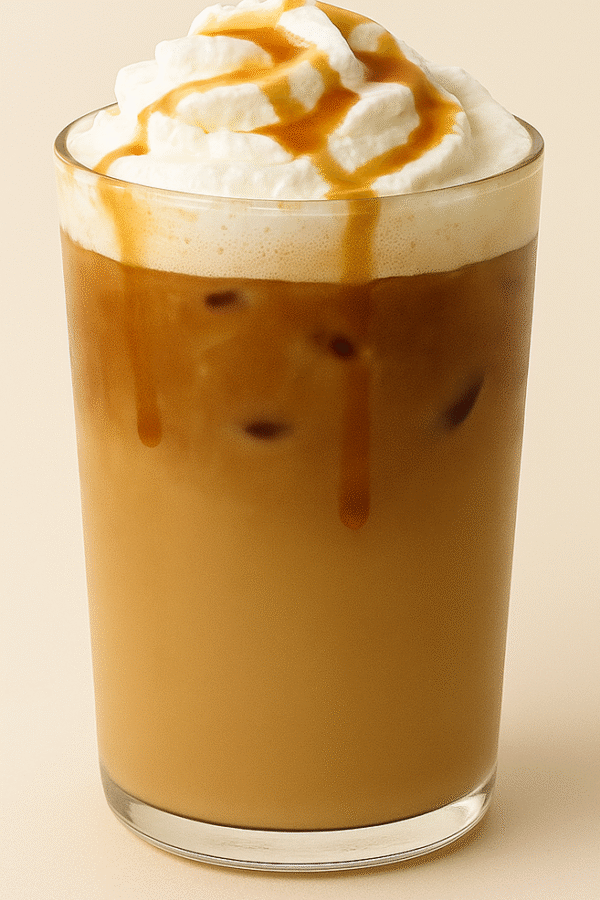 Caramel creamy latte