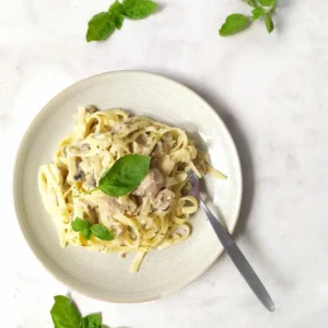 Creamy Forest Pasta- Most loved main course of Lumina Coffee