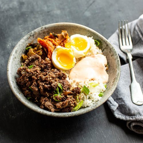 Bulgogi Rice Bowl - Most loved main course Lumina Coffee