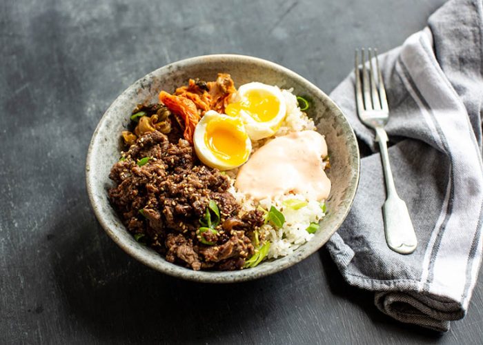 Bulgogi Rice Bowl - Most loved main course Lumina Coffee